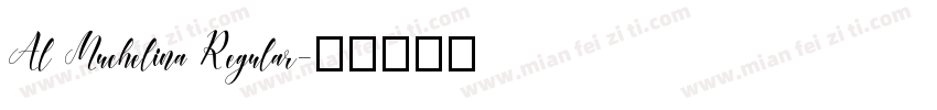 Al Muchelina Regular字体转换